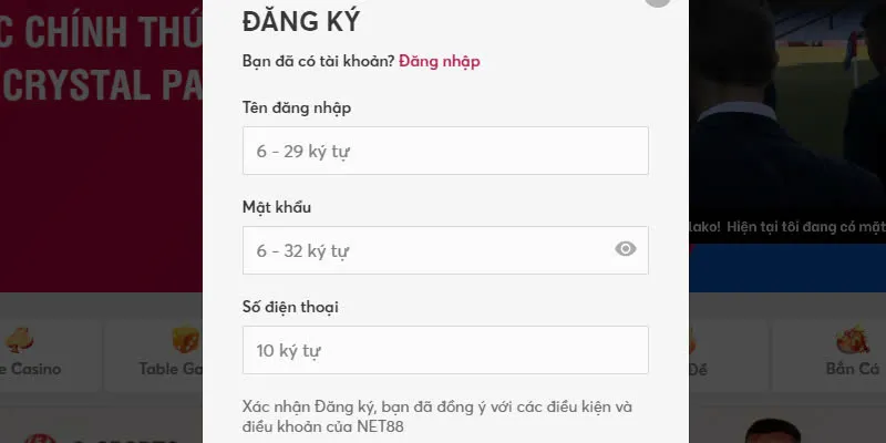 Trò chơi Nổ hũ Net88